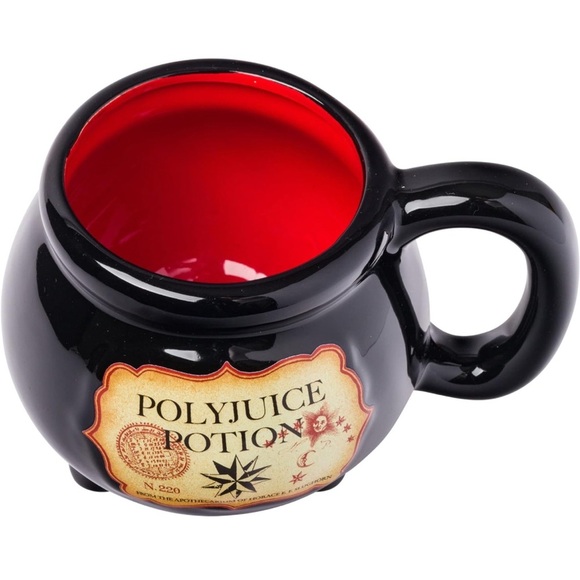 NIB Harry Potter Polyjuice Potion Cauldron Sculpted 23oz Black Coffee Soup Mug - Picture 3 of 4